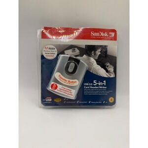 SanDisk ImageMate 5-in-1 USB 2.0 Card Reader Writer SD xD Memory Stick  NWT
